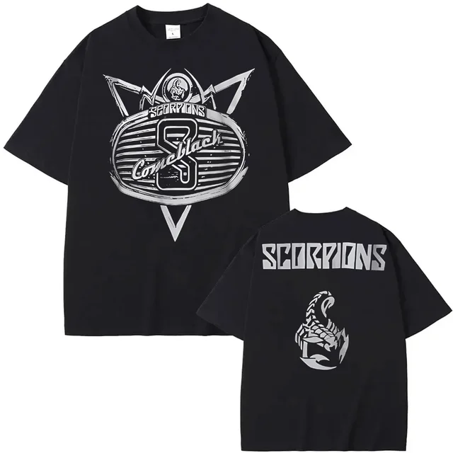 Camiseta casual Scorpions 2024: Uma Oferta Limitada Incrivelmente Acessível