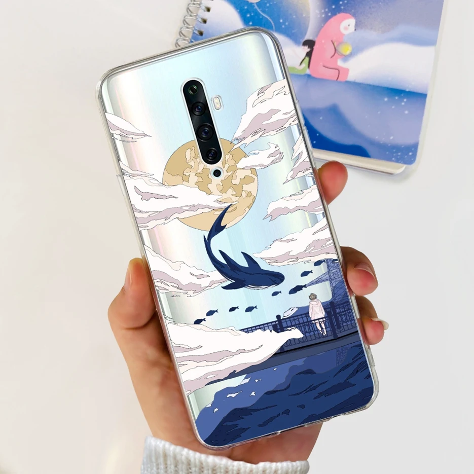 Luxury Painted Clear Silicone Phone Case - Soft Protective Cover