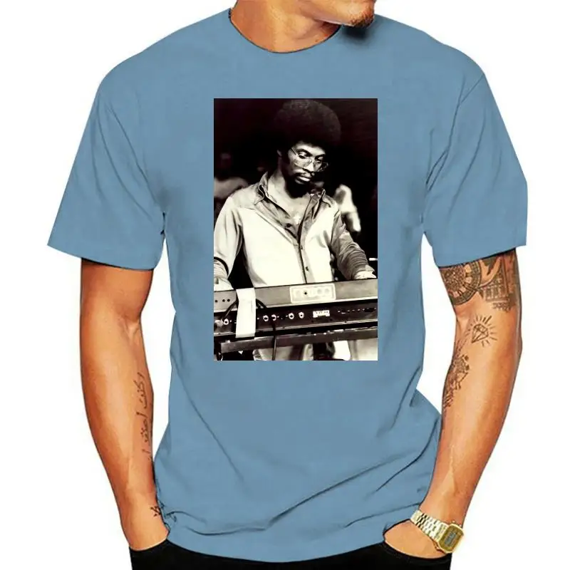 Herbie Hancock Utilizzando Una Maglietta Moog Rockit Headhunters Future Shock Taking Off 011019