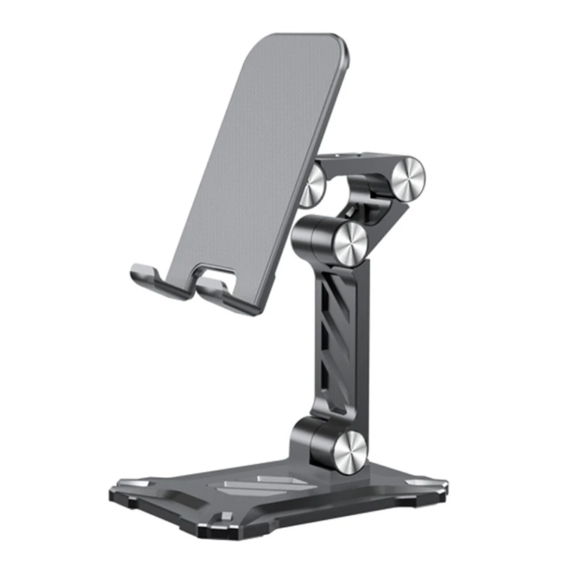 phone stand for car Metal Desk Phone Holder For iPhone iPad Xiaomi Adjustable Desktop Foldable Tablet Holder Cell Phone Stand Universal New wooden phone stand Holders & Stands