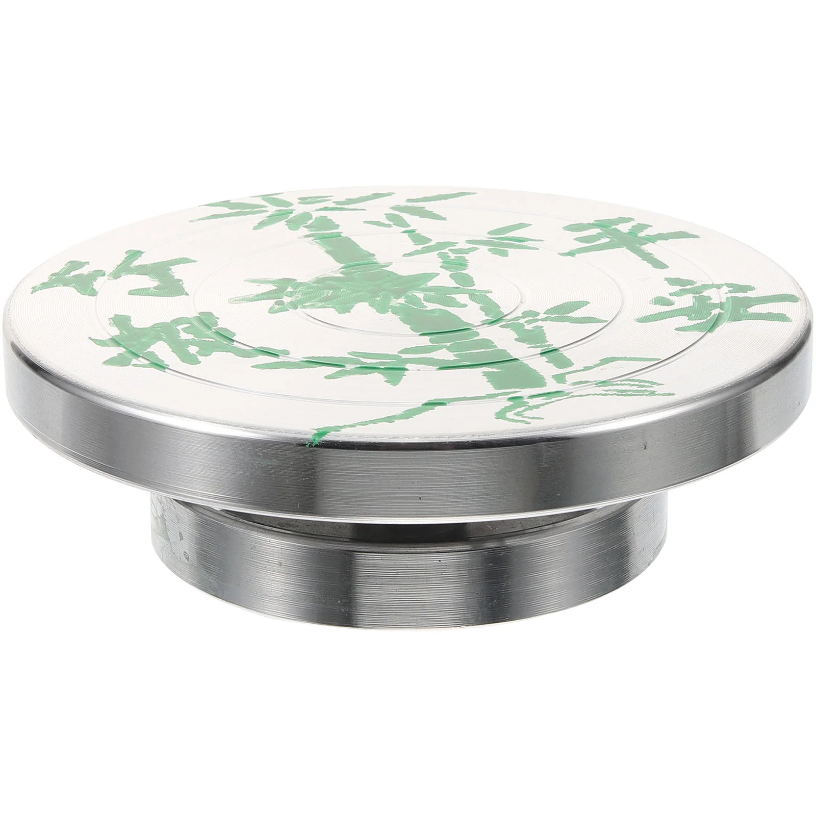 

Pottery Tool Turntable Clay Sculpture Paint Smooth Swivel Plate Aluminum Alloy Cake Stand