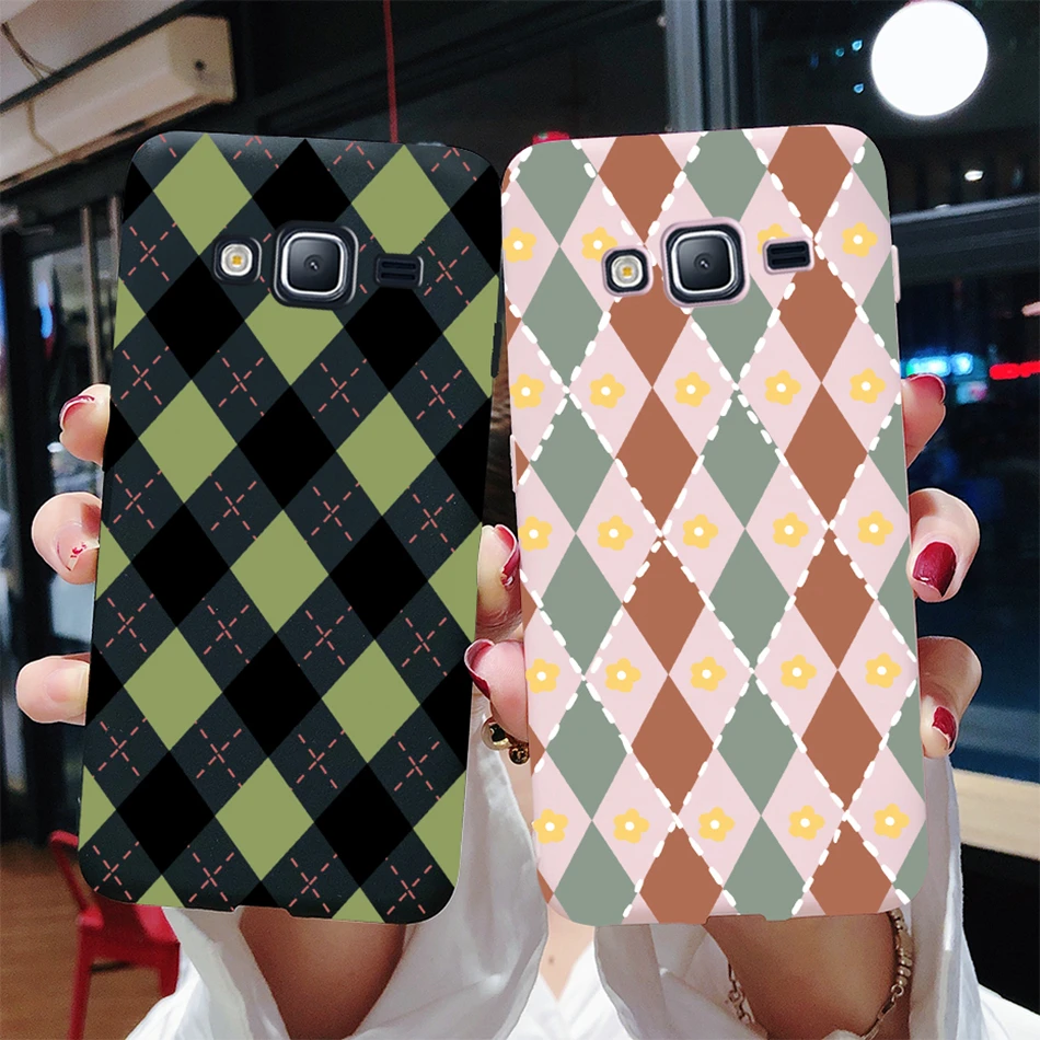 Per Samsung J2 Prime Custodia G532F Cover Posteriore A Scacchiera In Silicone Morbido Per Samsung Galaxy J2 Prime Grand Prime Plus Custodia