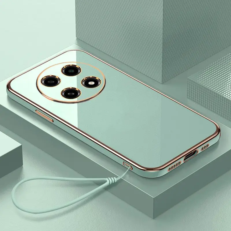 Shockproof Silicone Soft Phone Case with Electroplate Design for Honor Magic 7 Lite and X9c