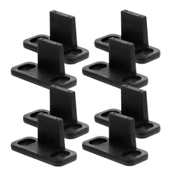 8 Pcs Sliding Door Guide Barn Parts Dedicated Soft Close Kit Floor Abs Hardware for Guides