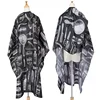 1PC Barber Tools Cutting Hair Waterproof Cloth Salon Barber Cape Hairdressing Hairdresser Apron Haircut Tool pattern Capes 4