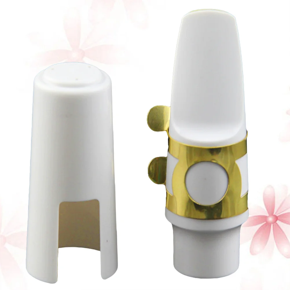 

Replacement Resin Saxo Mouthpiece Alto Saxophone Head Musical Instrument Accessory(White)