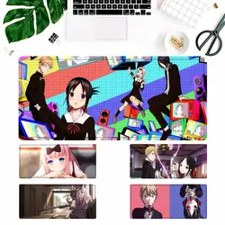 Caoutchouc Kaguya sama L'amour est La Guerre Gaming Tapis De Souris Gamer Clavier Maus Pad Tapis de Souris De Bureau Accessoires de Jeux Pour Overwatch 
