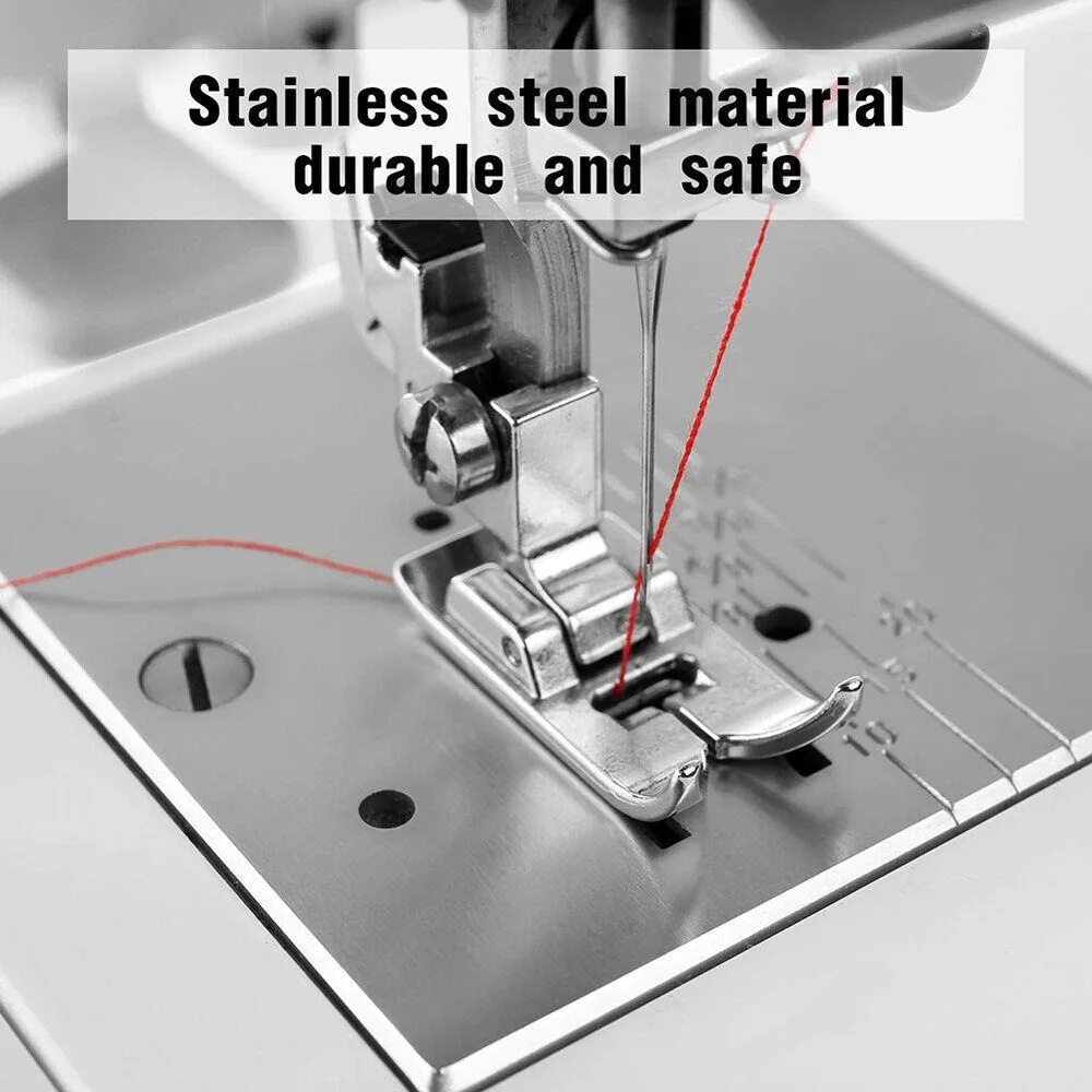 Metal Zig Zag Presser Foot for Low Shank Sewing Machines