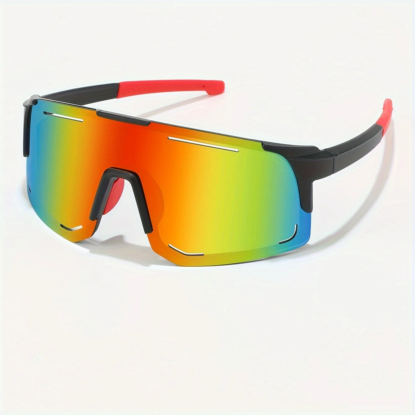 Unisex Wraparound Sports Sunglasses - UV400 Protection, Fashionable Outdoor Shades