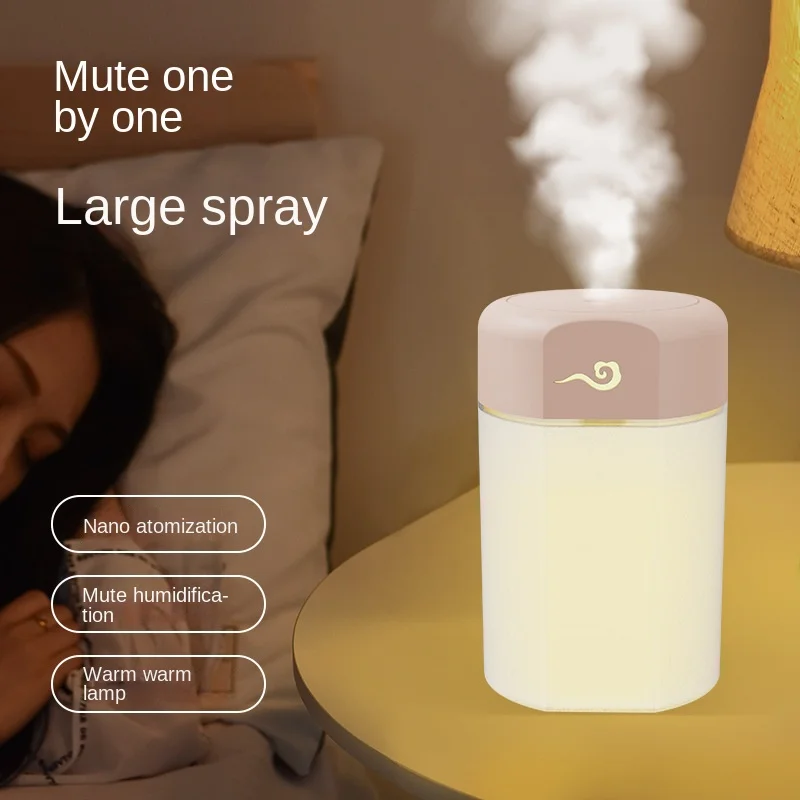 

300ml Mini Humidifier Household Bedroom Large Fog Air Humidifier Mini Silent Desktop Humidifier USB Difusor Aromaterapia