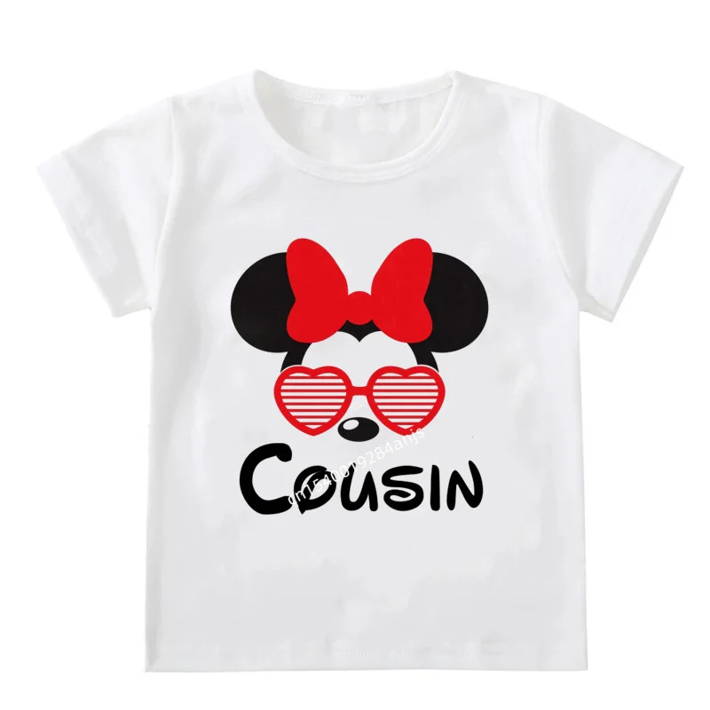 Animal Family Matching T-Shirts Mom & Dad Siblings Grandpa & Grandma Girls Birthday T-Shirts Fun Family Dress Party T-Shirt Tops 4