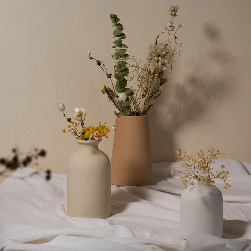 Hydroponic Vase Flower Vase Ceramic Vase Simple Dining Table Wedding Nordic Home Living Room