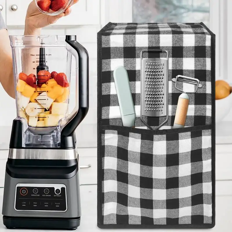 Blender Cover Anti-Scratch Kitchen Appliance Protector Cover With Accessory Pocket Kitchen Blender Storage Stand Dust