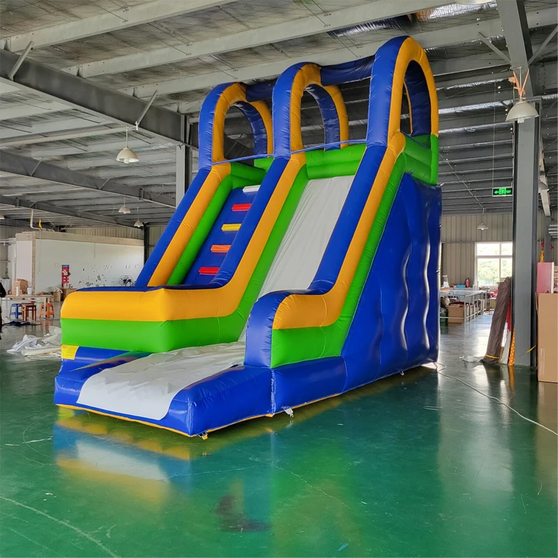 PVC Material Commercial Inflatable Toy Slide Bounce Castle Customized Inflatable Land Slide Playing Outdoor wide application silent basketball indoor and outdoor play safe pu pu made handleshh bounce