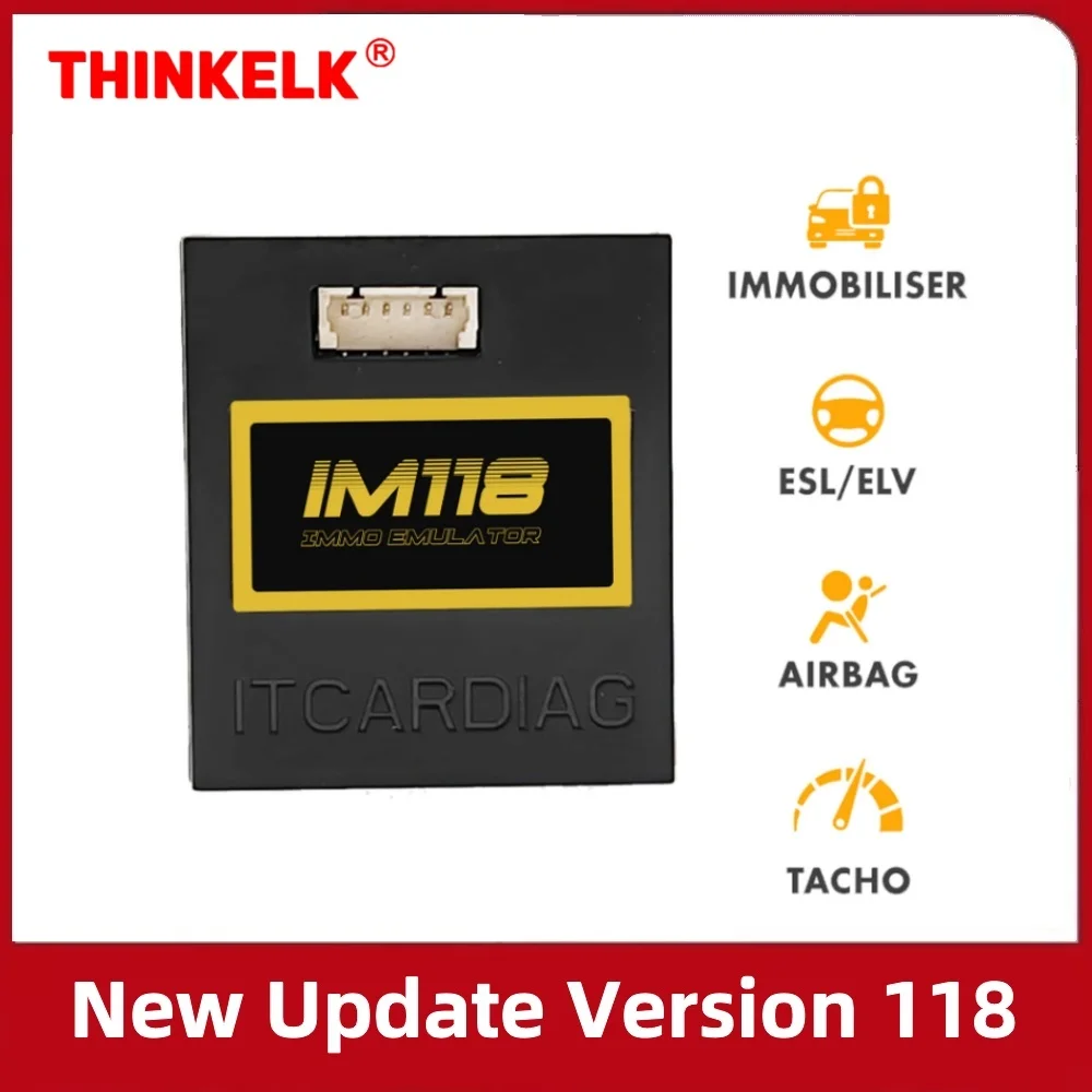 

THINKELK IM118 Emulator Universal IMMO Off Emulator V96 Update Version for Opel/Renault/VAG/Mercedes Benz/BMW/Fiat/Honda Tacho