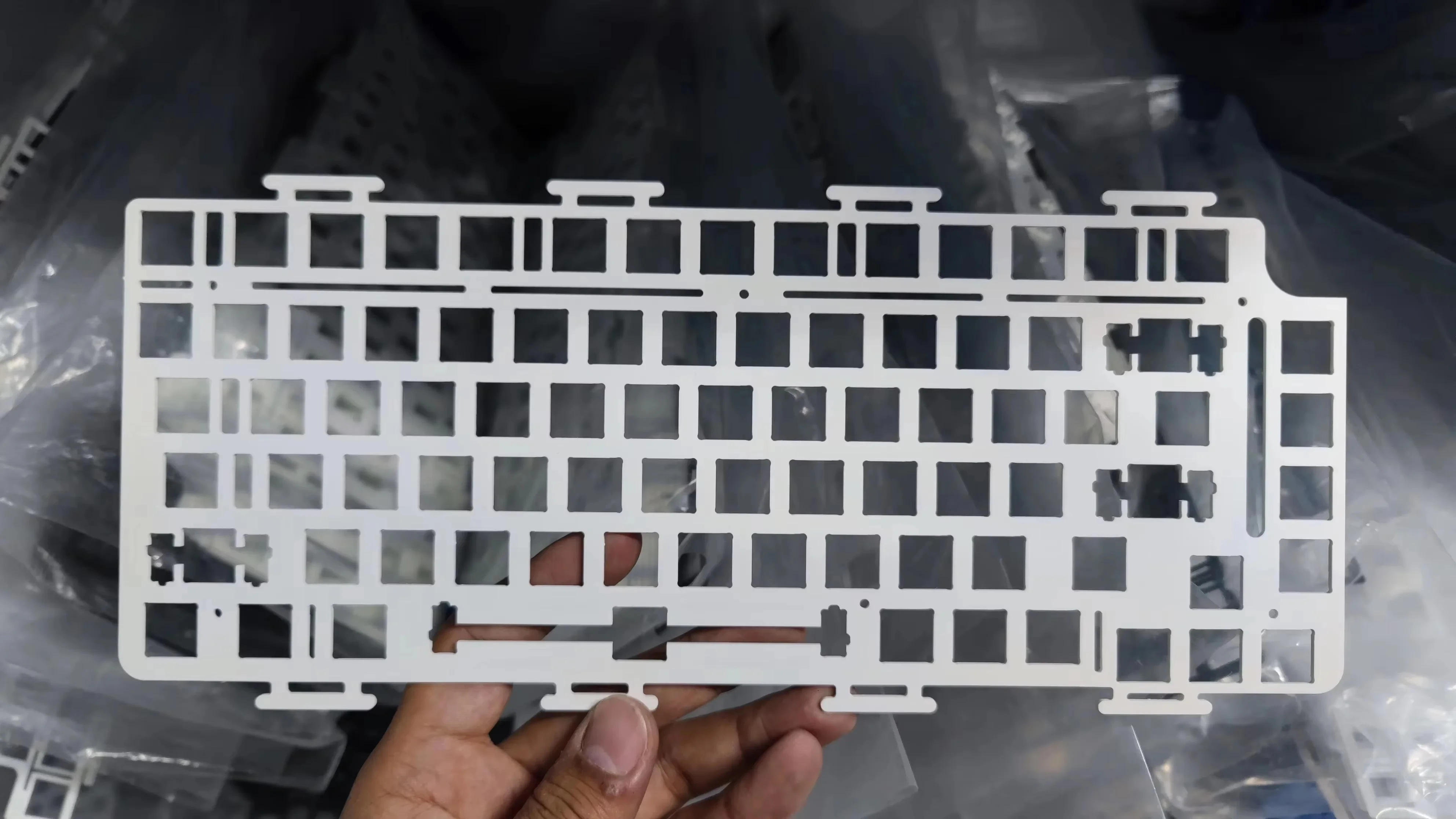 Monsgeek M1 ALUMINUM FR4 POM Plate For MonsGeek M1 Gaming Keyboard