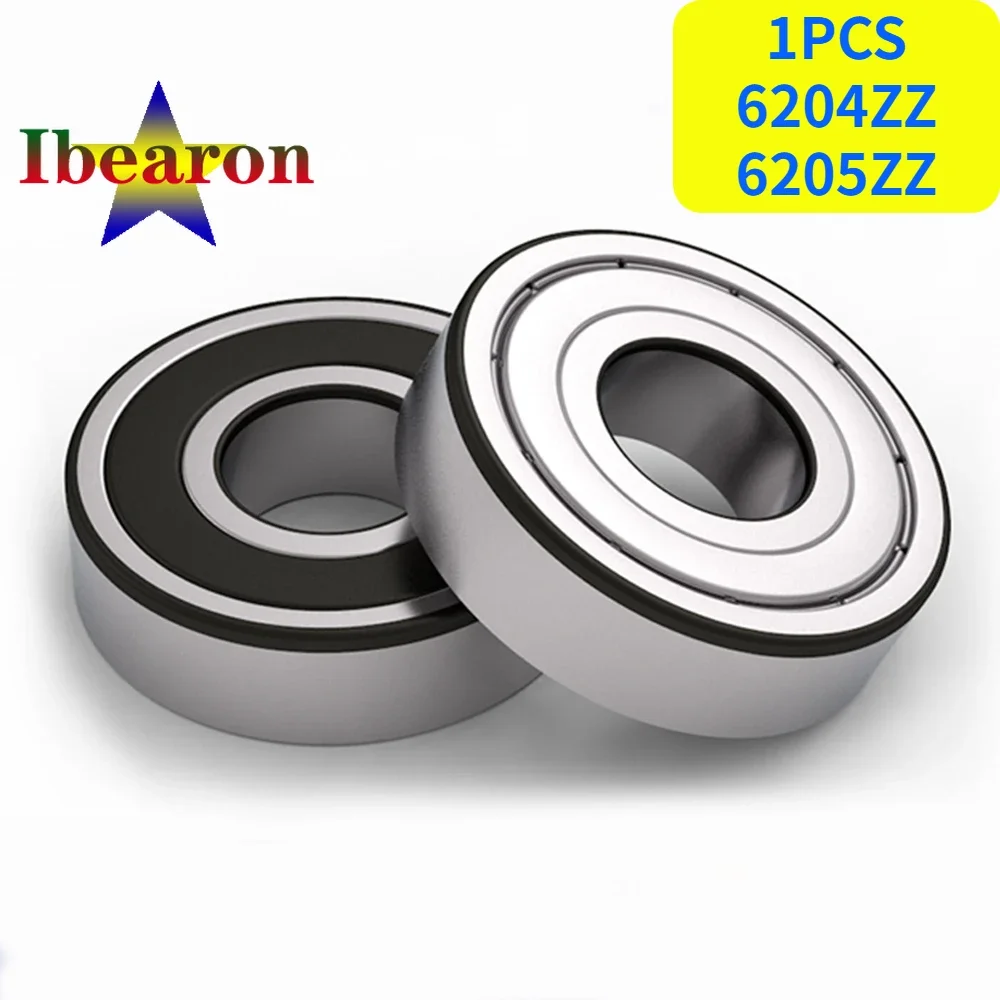 

1PCS 6204ZZ 6205ZZ Deep Groove Ball Bearings High Quality Metal Shielded Bearing Bearing Steel