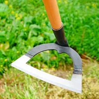 Hollow Hoe Weeding Rake Labor-saving Weeding & Loosening Soil Artifact Harrow Handheld steel weeding hoe Hoe Farm Tool Gardening 2