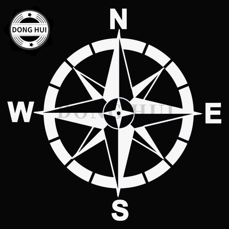

Rally Car Decoration Compass Car Stickers Off-Road Racing Vinyl PVC Waterproof Motorcycle Trunk Helmet Laptop Mug
