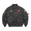TOP GUN CWU-45P Plus Size Waterproof Outdoor Motorcycle Puffer Black Bomber Varsity Jacket Men Womens Thick Winter Coat 1