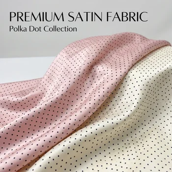 Polka Dot Cotton Patchwork Fabric by the Yard/Meter 1