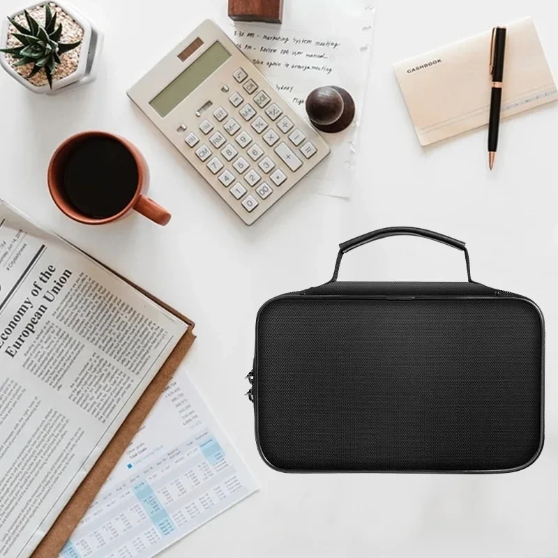 Finalize Document Organizer Bag Multilayer Travel File Organiser Document Storage Bag With Lock