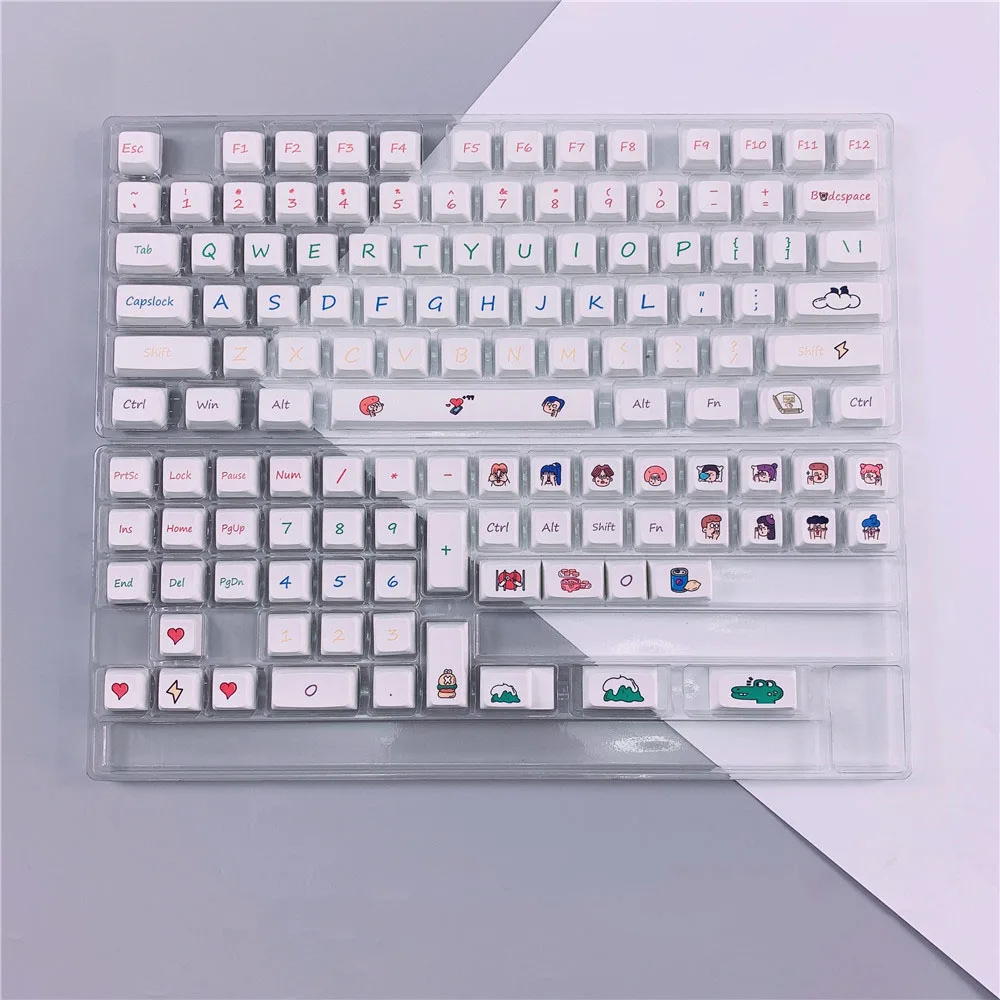 pbt tintura sub keycaps para teclado mecânico
