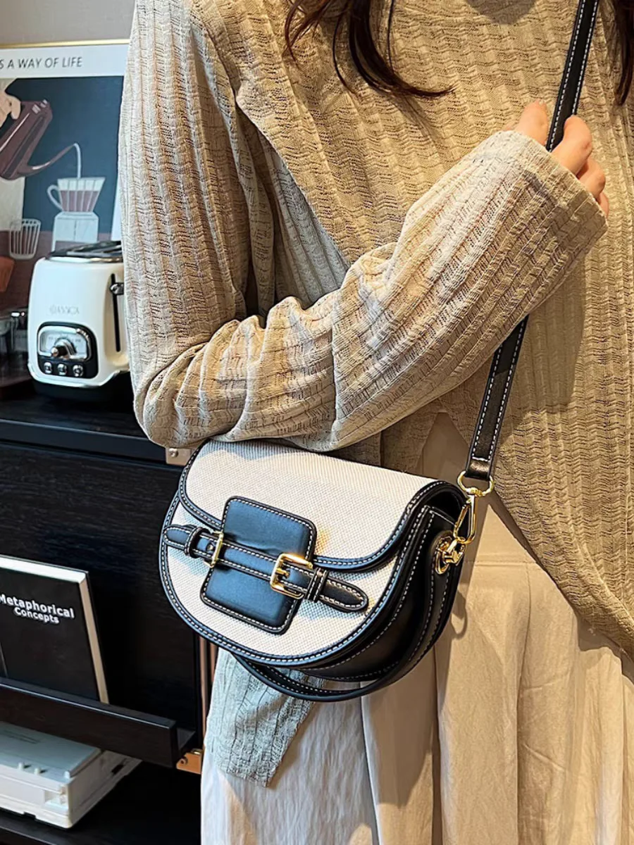 New Design Women Canvas Small Shoulder Bag Fashion Purses