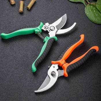 Garden Horticultural Shears Stainless Steel Bird Beak Shape Blade Multifunctional Branch Pruning Labor Saving Pruner Hand Tool