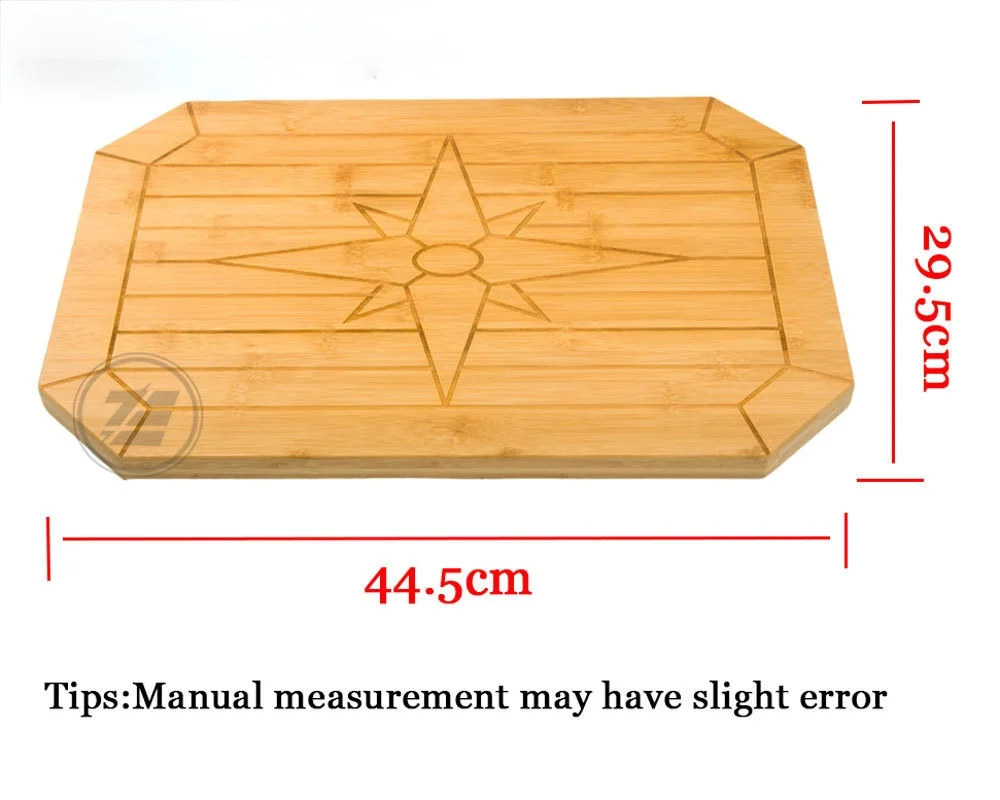 RV Boat Table Top With 2 Cup Holders - Removable Solid Wood Desktop Panel For Caravan, Marine, Yacht