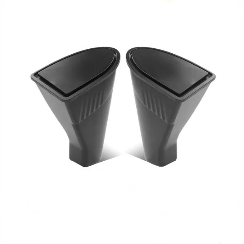Car Door Trash 2X For Tesla Model Y Side Door Storage Box Organizer Front Seat Car Garbage Push-to-Open Lid Design