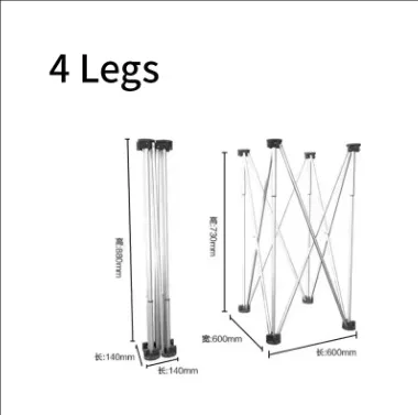 Регульована складна ніжка-павук 73-82 см з нержавіючої сталі, портативна стійка для робочого столу Sawhorse Support Quick Telescopic Workbench