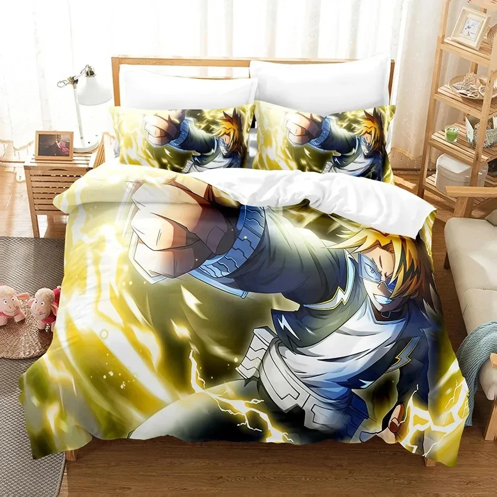 Anime My Hero Academia 3D Printed Bedding Set Cartoon Duvet Cover Pillowcases Comforter Bedding Set Bedclothes Home Textiles 6
