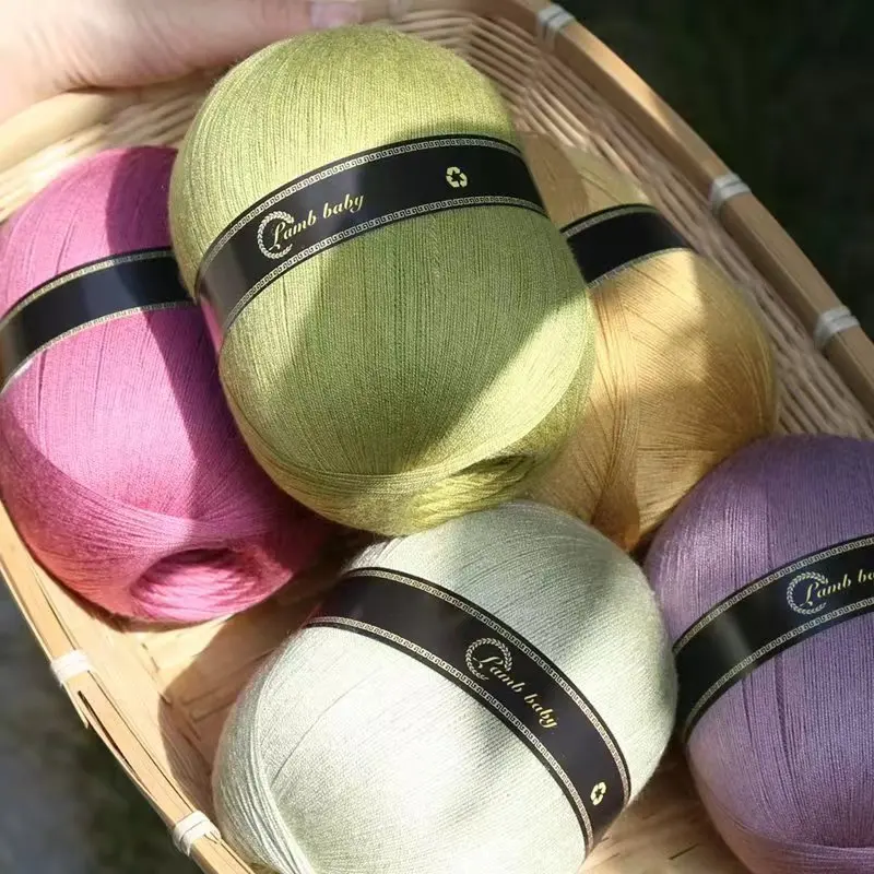 150g Solid Color Silk Cotton Yarn Soft Yarn For Crocheting, Knitting T-shirts Shawls Scarves Accessories And Handicrafts 4