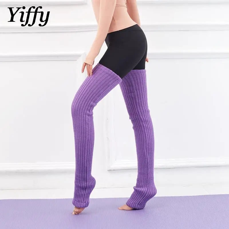 

Women Girls Leg Warmers Socks Long Footless Socks Winter Autumn Dance Ballet Stocks Woolen knitted sock sleeves