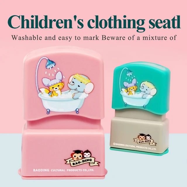 Custom-Made Children's Name Stamp Print For Clothes Waterproof Name Sticker Chapter Not Faded DIY Personalized Seal Toys Gifts 4