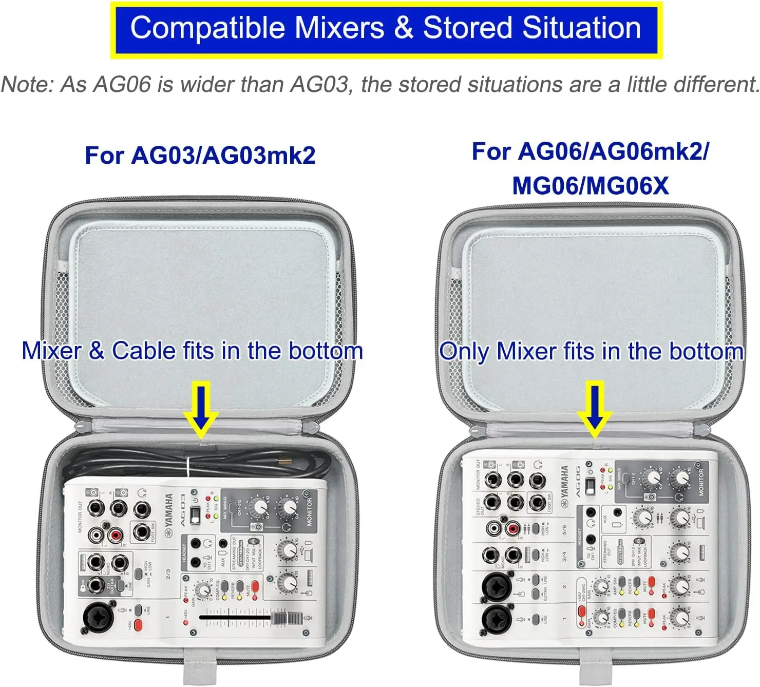 ヤマハMg06x/mg06/ag06/ag06mk2/ag03mk2チャンネルミキサー用