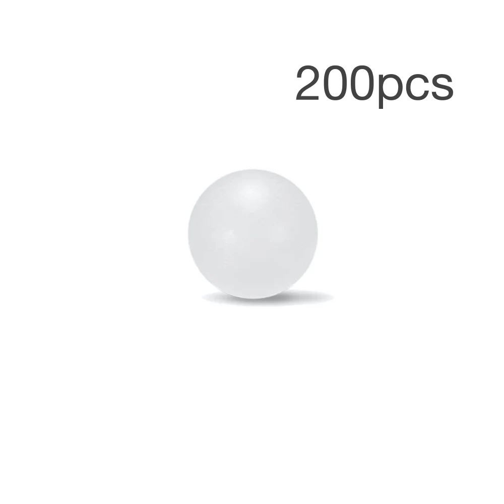 38mm 200pcs Polypropylene ( PP ) Plastic Solid Bearing Balls Precision Sphere Made