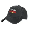 Classic Star player B-Brawls Baseball Caps Unisex Distressed Denim Sun Cap  Outdoor Activities  Adjustable Caps Hat 2