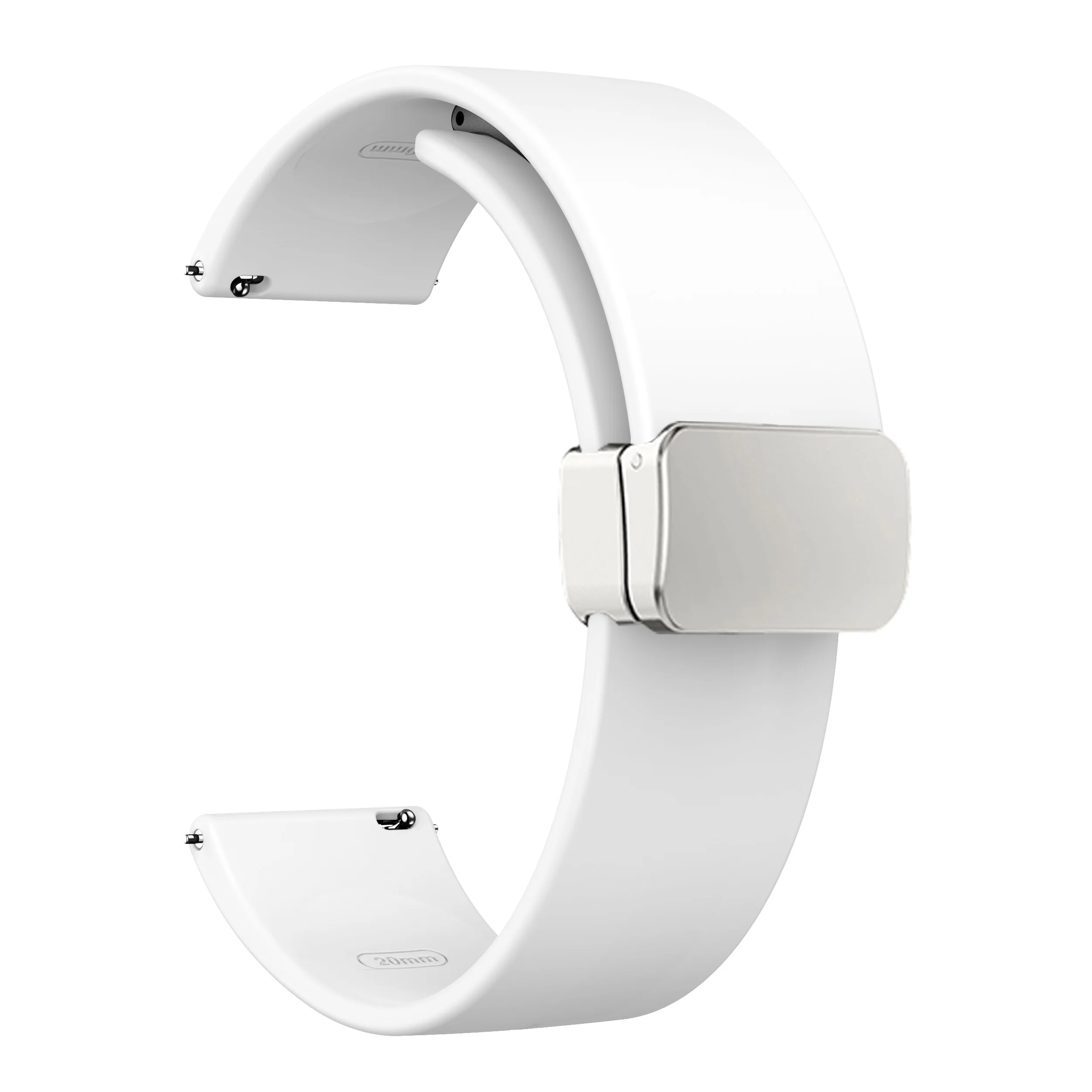 Magnetic Buckle Silicone Sport Band Smartwatch Wristband Bracelet