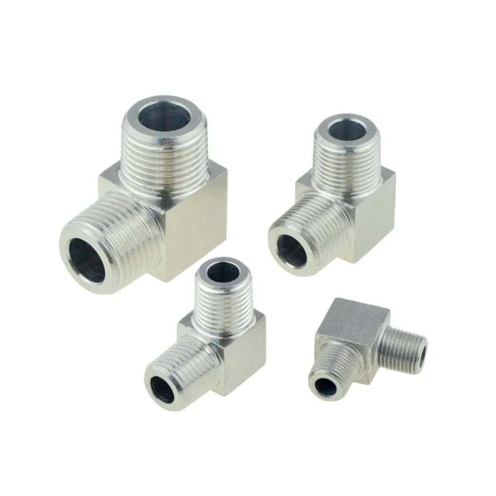 304 Stainless Steel Pipe Fitting Tee Elbow 4 Way 1/8 1/4 3/8 1/2 Female Male Thread High Pressure Air Adapter Coupler Connector hose pipe fitting,pipe fitting,tee adapter,water pipe fitting