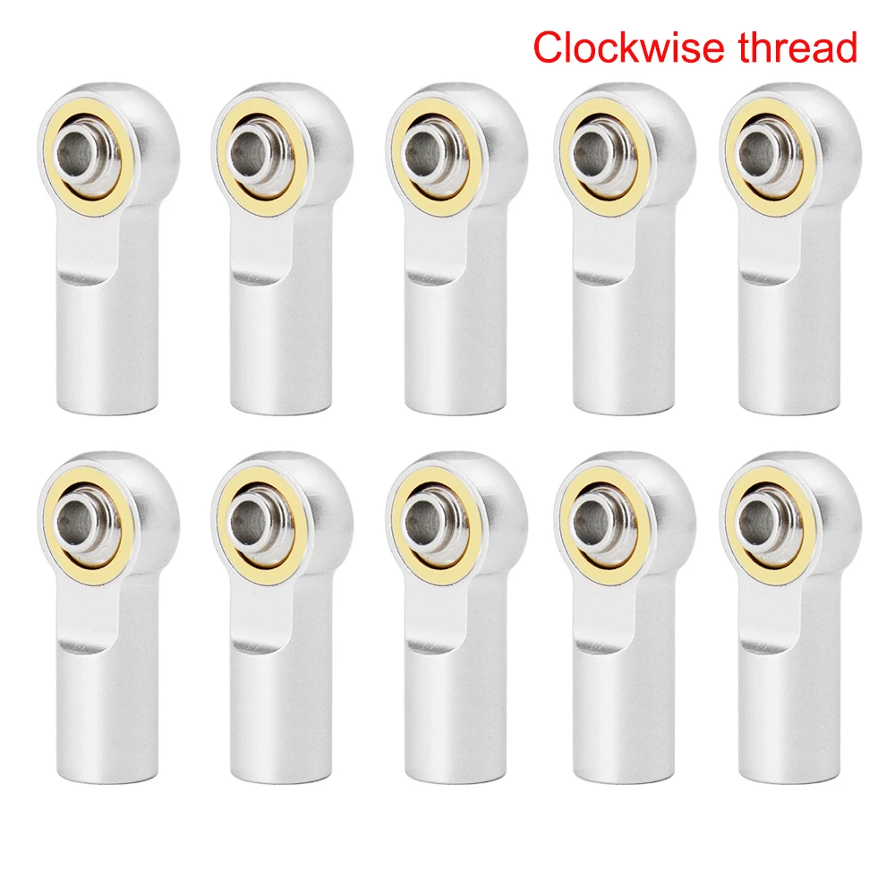 AXSPEED 10Pcs M2.5 Estremà Stelo Giunti Supporto Cravatta Testa A Sfera Ve Destra Per 1/10 TRX4 TRX6 Axial SCX10 Tamiya CC01 Wrah D90 - Foto 11