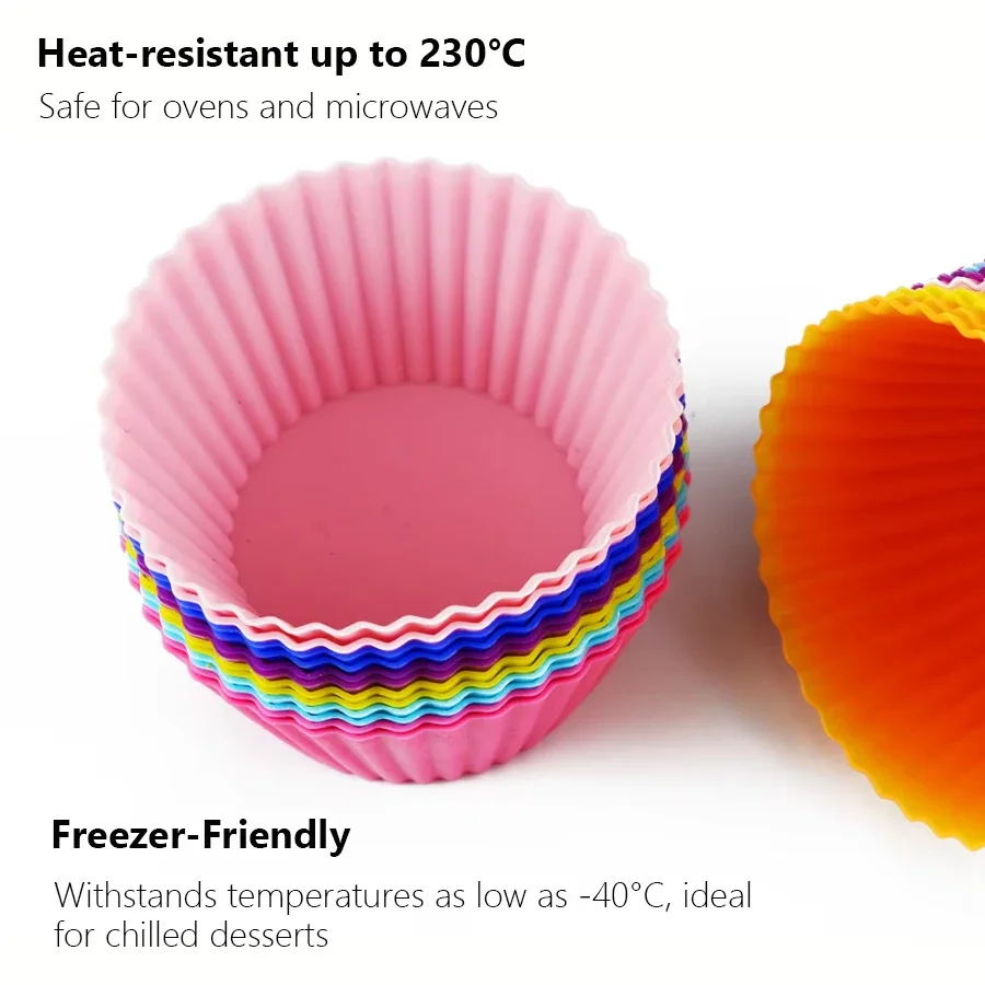 Silicone Cupcake Baking Molds 3