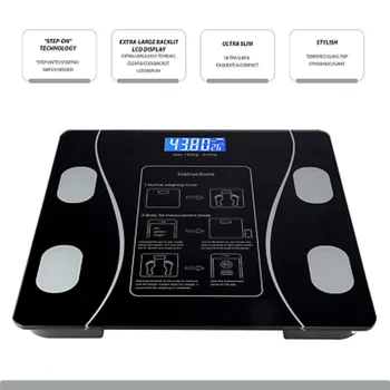 US Smart Weight Scale Body Digital Bathroom Scale BMI Bluetooth Body Fat Scale US 2