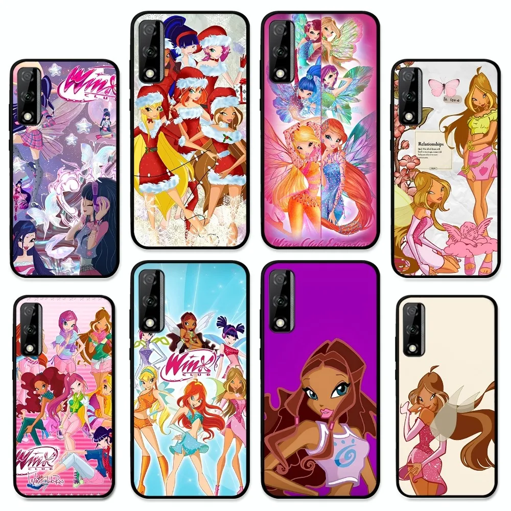 

Cartoon W-Winxs C-Clubs Phone Case For Huawei Y9 6 7 5 Prime Enjoy 7s 7 8 plus 7a 9e 9plus 8E Lite Psmart Shell