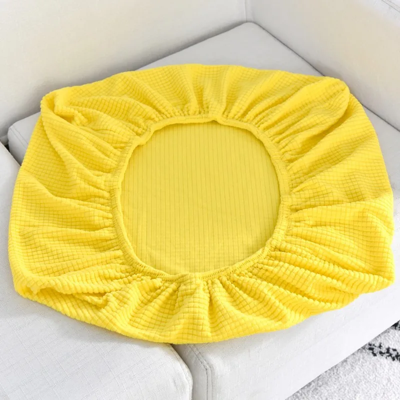 Plush Stretchable Jacquard Sofa Cushion Cover - Washable Furniture Protector