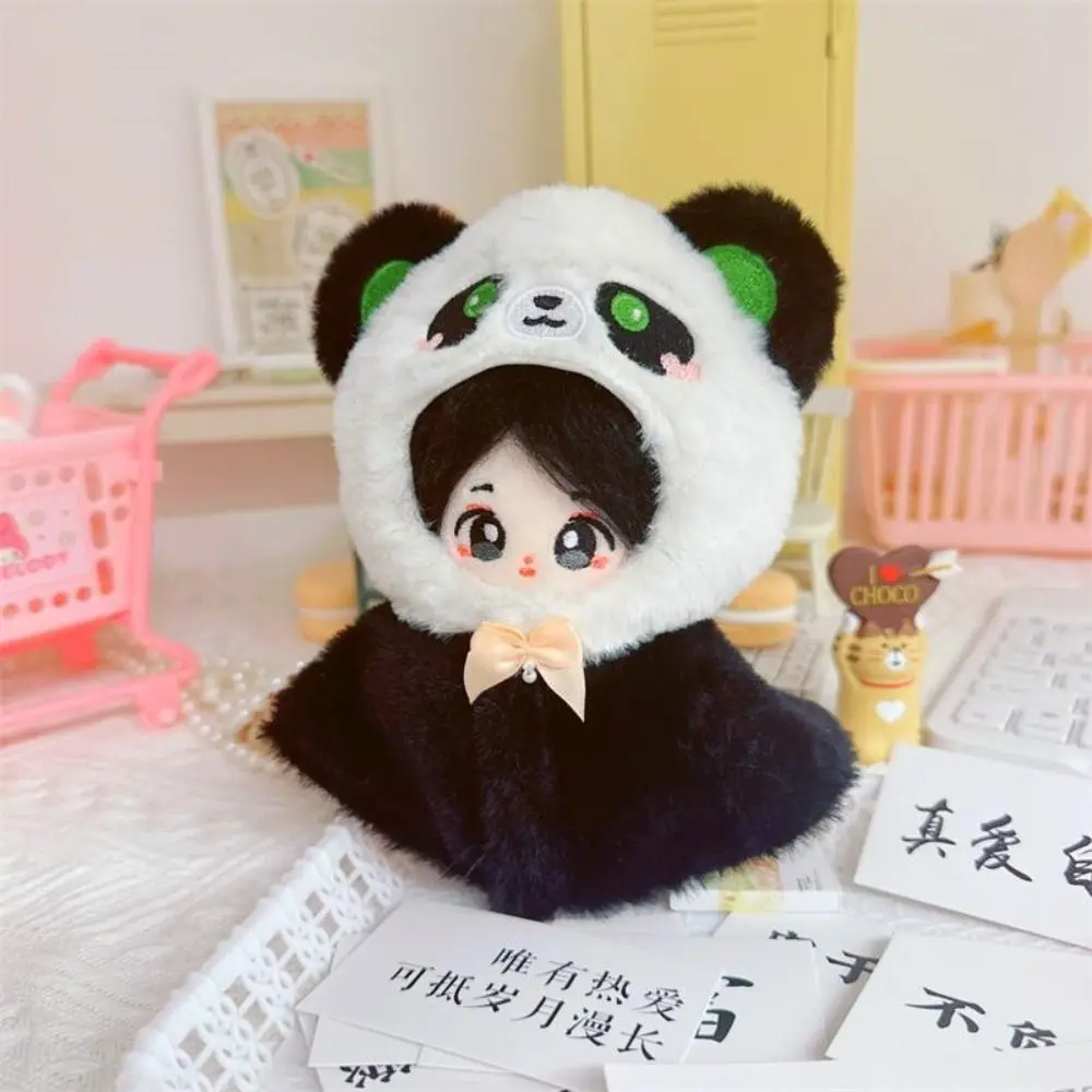 Cute Plush Stuffed 10CM Doll Clothes Soft Lovely Plush Cape Cartoon 10CM/ No Attributes Dolls Clothes Birthday Gift