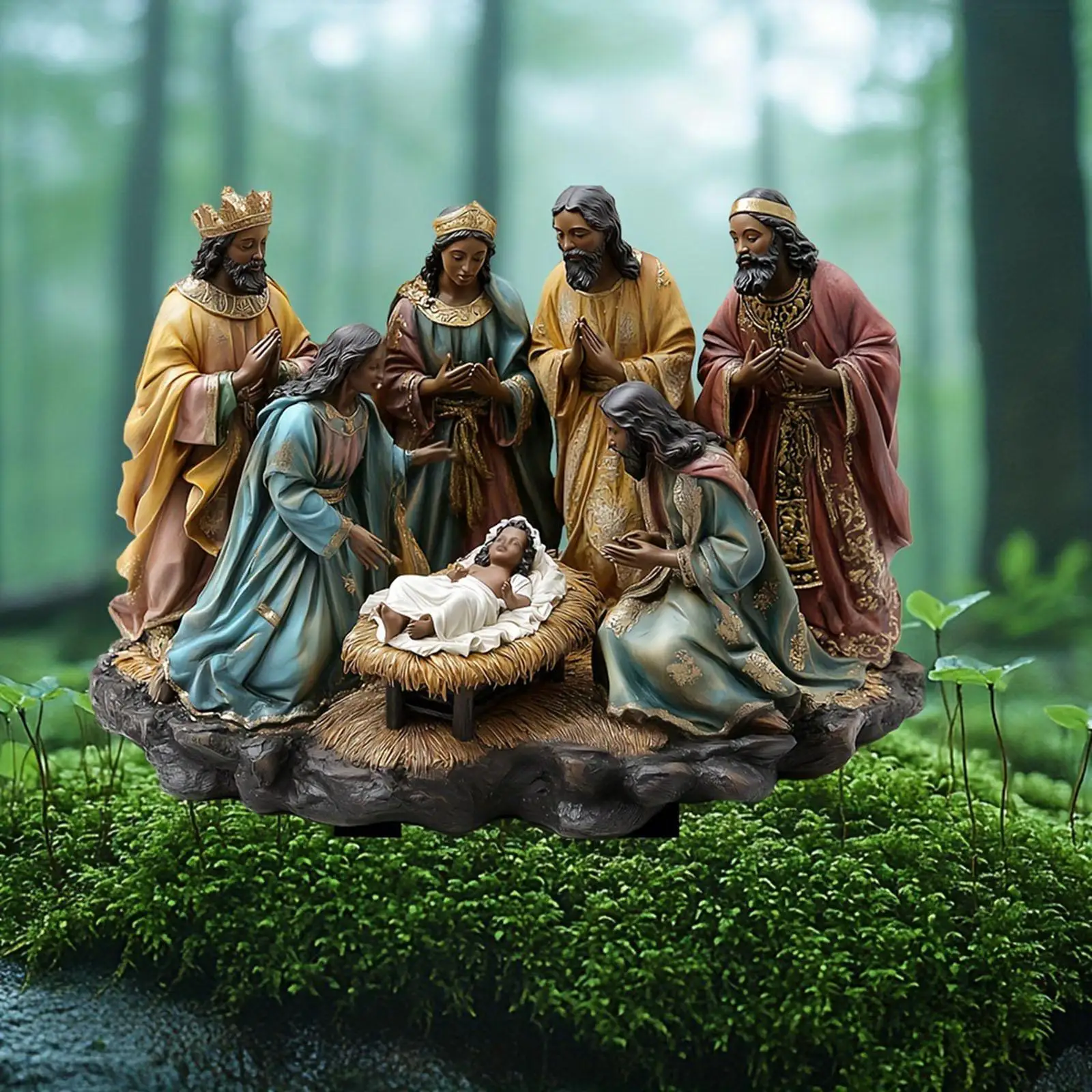 Christmas Yard Sign Stake Decor Flowerbed Decor Walkway Patio Landscape 2D Party Acrylic Decor Lawn Jesus Nativity Scene Stake Christmas Yard Sign Stake Decor Flowerbed Decor Walkway Patio Landscape 2D Party Acrylic Decor Lawn Jesus Nativity Scene Stake