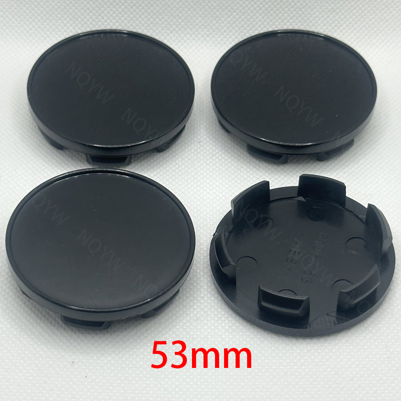 4Pcs/lot 53mm Car Wheel Center Hub Caps Car wheel Dust-proof covers ABS No Logo Car Wheel Decorations Exterior Auto Accessories