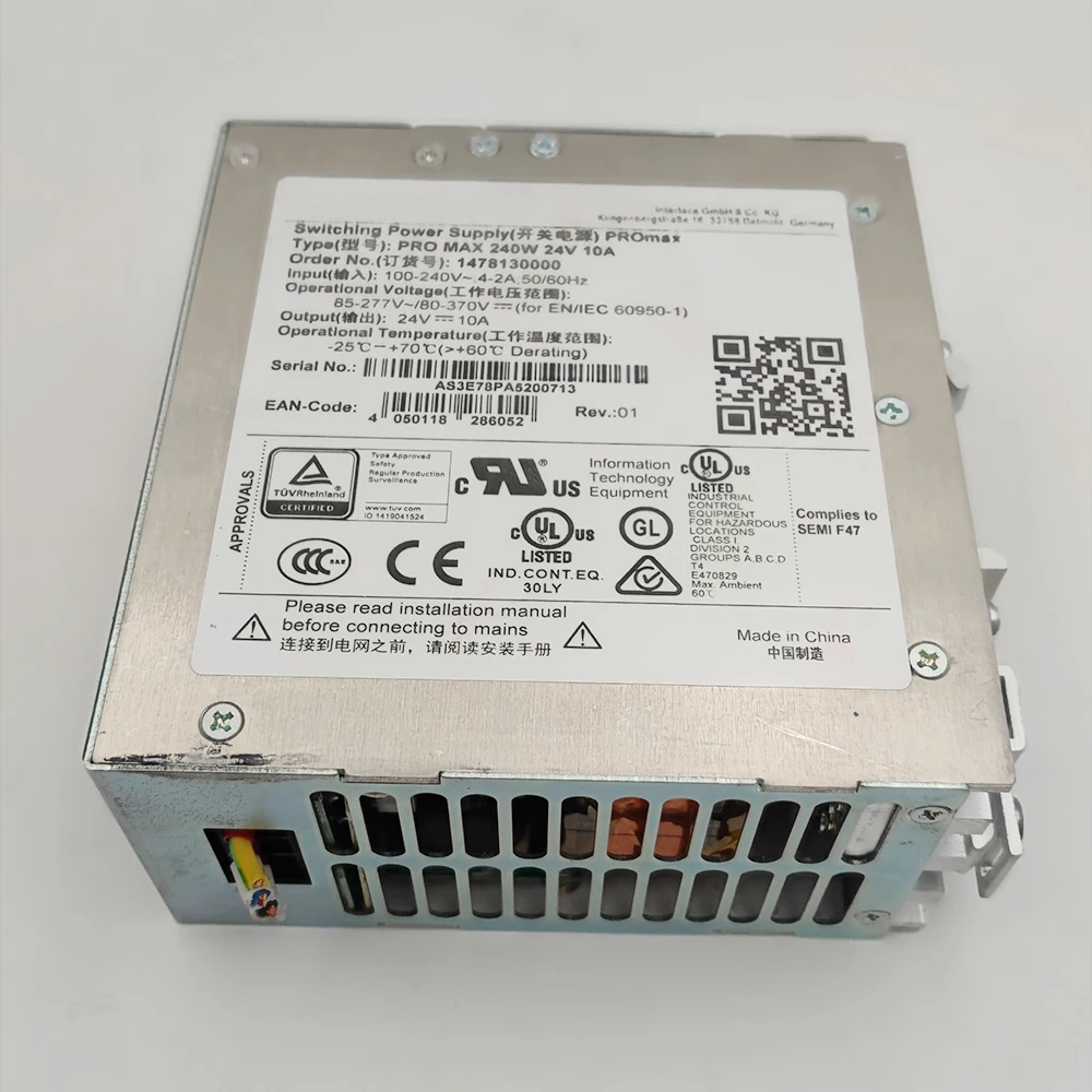 1478130000 For Weidmuller PRO MAX 240W 24V 10A Switching Power Supply PROmax Output 24V 10A 5 1478130000 For Weidmuller PRO MAX 240W 24V 10A Switching Power Supply PROmax Output 24V 10A - Image 3